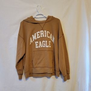 Ladies American Eagle Brown Hoodie size small.